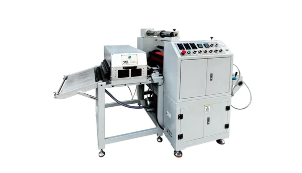 Original catalogue photograph of the WL-500TB-LTJ intermittent cold foil stamping machine